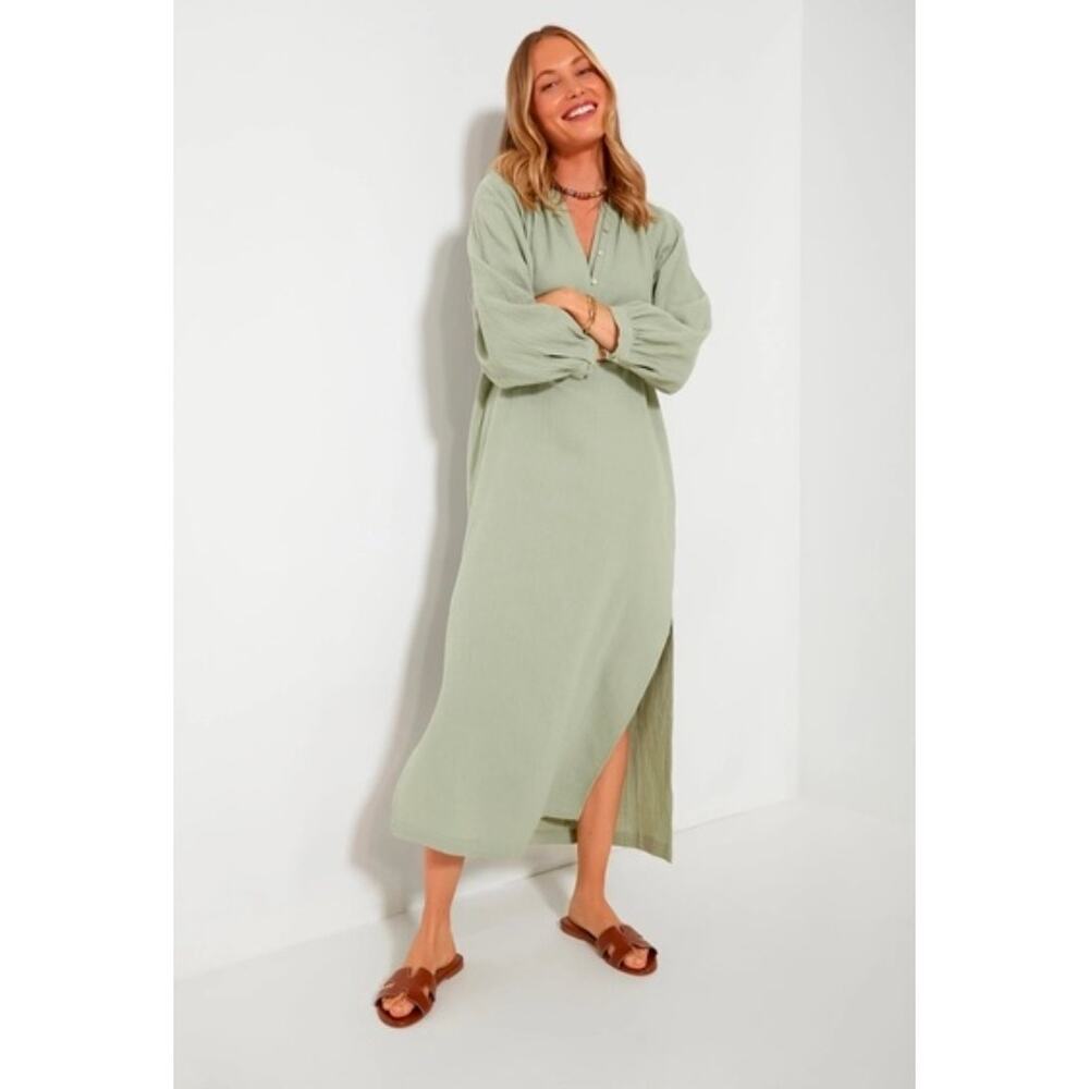 Pomander Place by Tuckernuck Gauze Heide long dress L